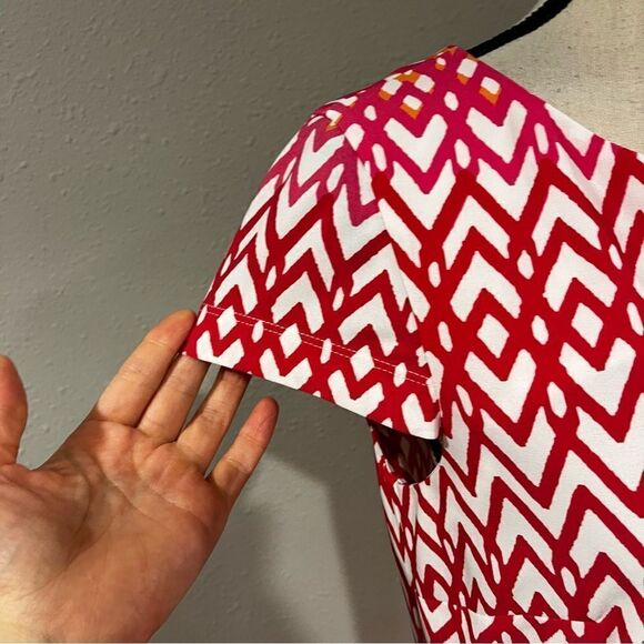 Jessica Howard geometrical print short sleeve dress - Picture 6 of 10